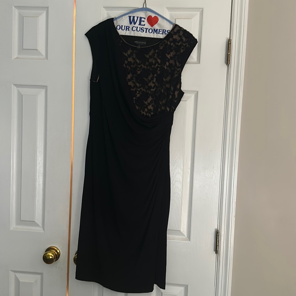 The black dress